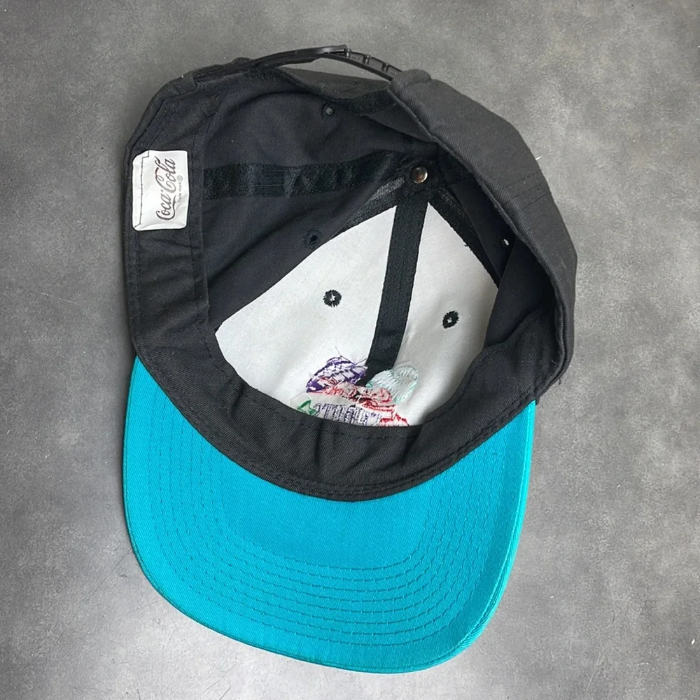 Vintage 90s Coca Cola Sports Merchandise SnapBack Hat Cap - Picture 5 of 7